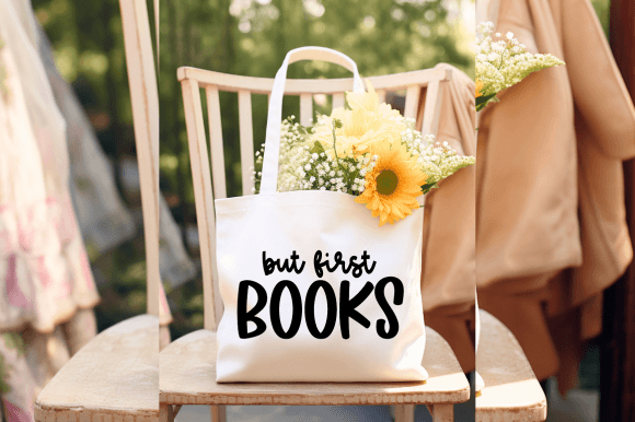 But First Books SVG: A Quirky Design for Crafters and Embroidery Lovers