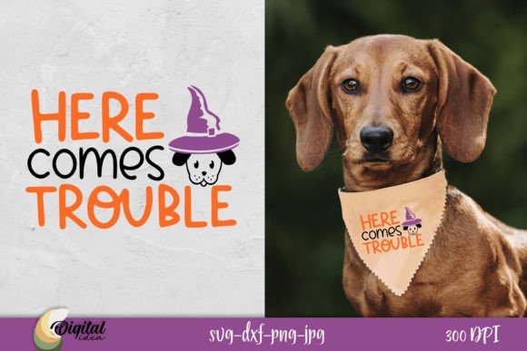 Here Comes Trouble: A Playful Embroidery Design for Craft Projects