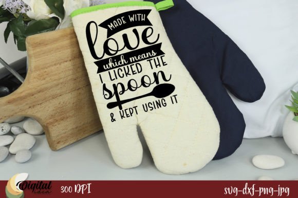Made with Love. Licked the Spoon – A Heartfelt Embroidery Design for Real Projects