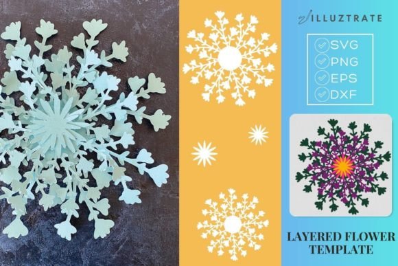 Paper Cutting Flower Template Floral Review for Real Embroidery Projects