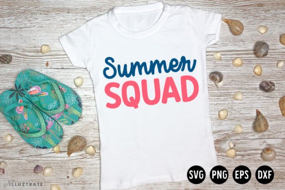 Summer Squad SVG: A Vibrant Design for Seasonal Embroidery Projects